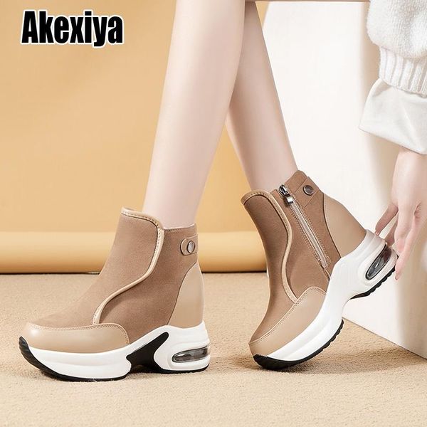 

boots women fashion snow female winter plush keep warm boot ladies waterproof non-slip outdoor ankle p777, Black