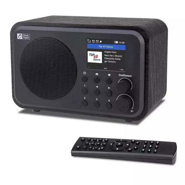 

wifi internet radios wr-336n portable digital radio with rechargeable battery, bluetooth receiver