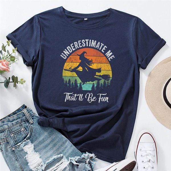 

women's t-shirt plus size women s-5xl witch printed shirt 100%cotton o neck short sleeve tees summer mujer tshirt, White