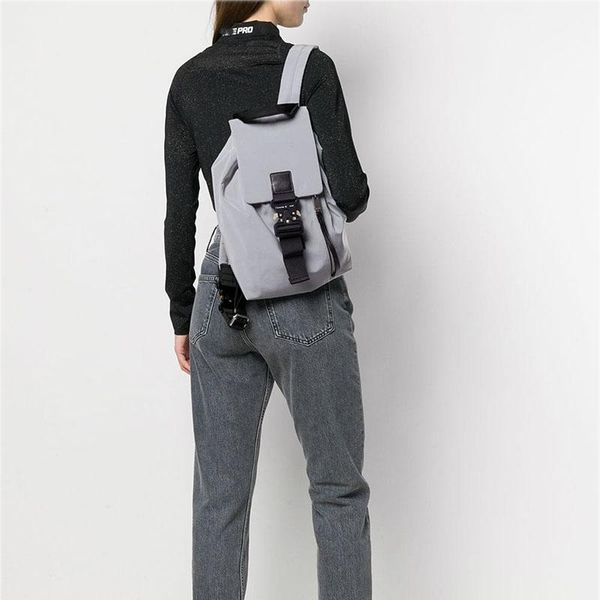 

backpack hip hop alyx street messenger bag metal buckle men's women's casual multifunctional tactics