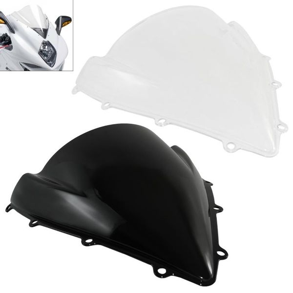 

motorcycle windshield double bubble windscreen screen shield abs for mv agusta f3 675 800 2012 2013 2014 2021
