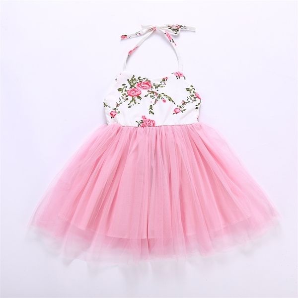 

new fashion girl's drawstring printed screen dress princess skirt, Red;yellow