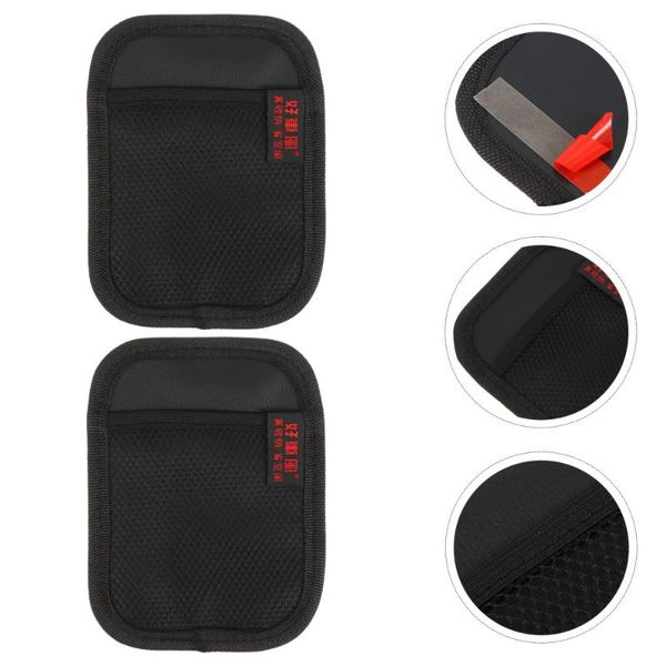 

car organizer 2pcs sticky storage net bag mesh pocket
