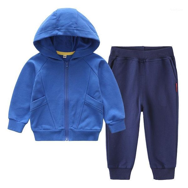 

clothing sets zwf1360 children's autumn/winter print cartoon suit hooded sweatshirt boy and girl cute hoodie1, White