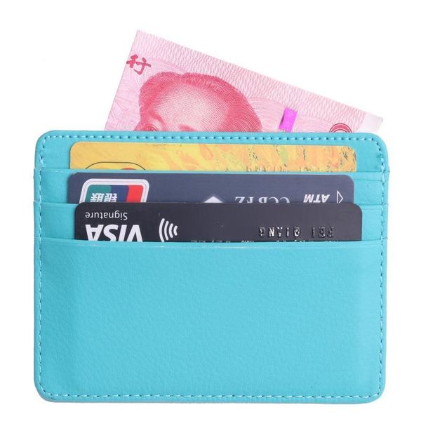 

trassory men women durable slim simple travel lichee leather bank business id card wallet holder case with co jllukp
