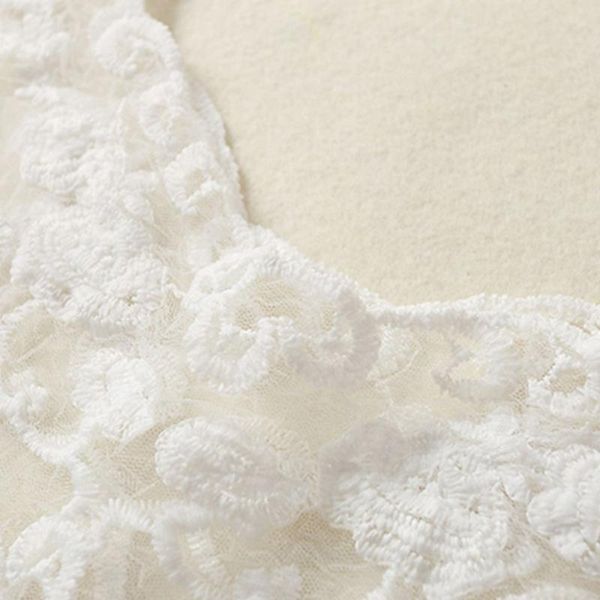 

scarves 50le women embroidery floral lace shawl wrap shrug sheer mesh tassels wedding capelet stole vintage hanfu bridal cover up bolero, Blue;gray