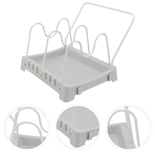 

kitchen storage & organization 1pc tablepot lid rack adjustable organizer