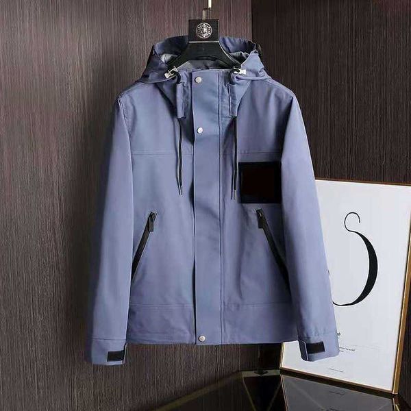 

20ss designer jacket mens coat jackets coats man autumn and winter outwear windbreaker hoodie zipper pocket letter print epaulet designers, Black;brown