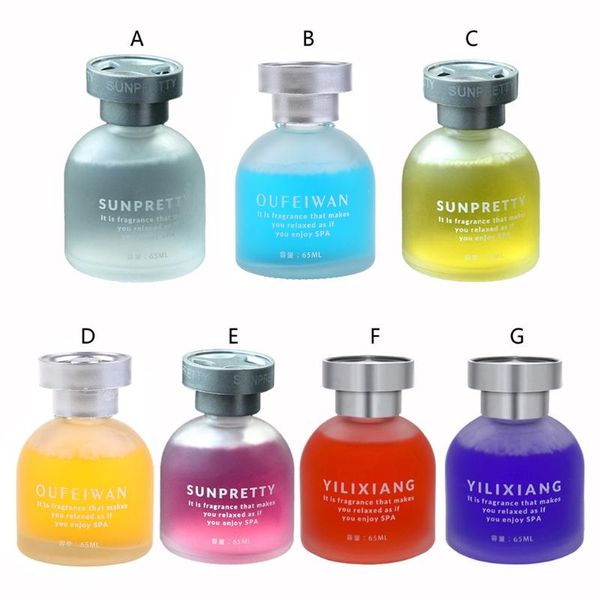 

car air freshener perfume ornaments accessories refillable glass bottle for cars decors 7 fragrances 1 piece