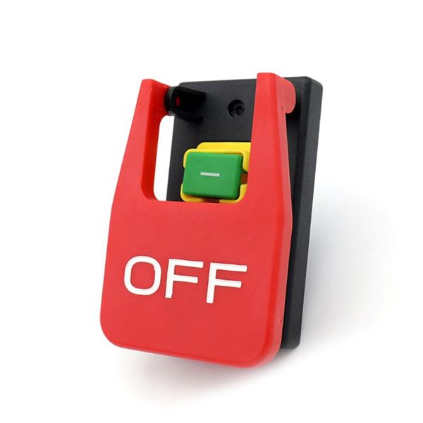 

smart home control off-on red cover emergency spush button switch 16a power-off/undervoltage protection electromagnetic start dropship