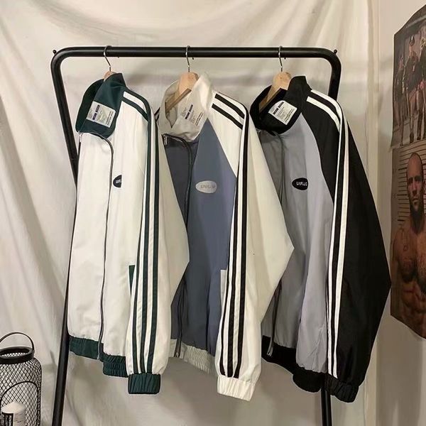 

boys' new color contrast jacket in spring and autumn, Black;brown