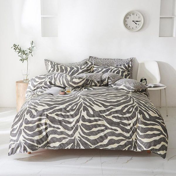 

bedding sets geometric stripes dark line quilt cover pillowcase 3pcs king  size set bed sheet twin sizes