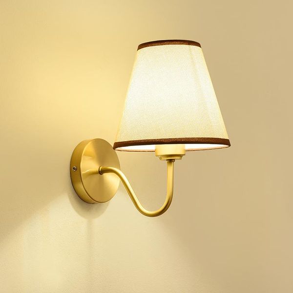 

wall lamp modern all copper led light for living room bedroom study dining bedside home indoor lighting fixtures 110v 220v