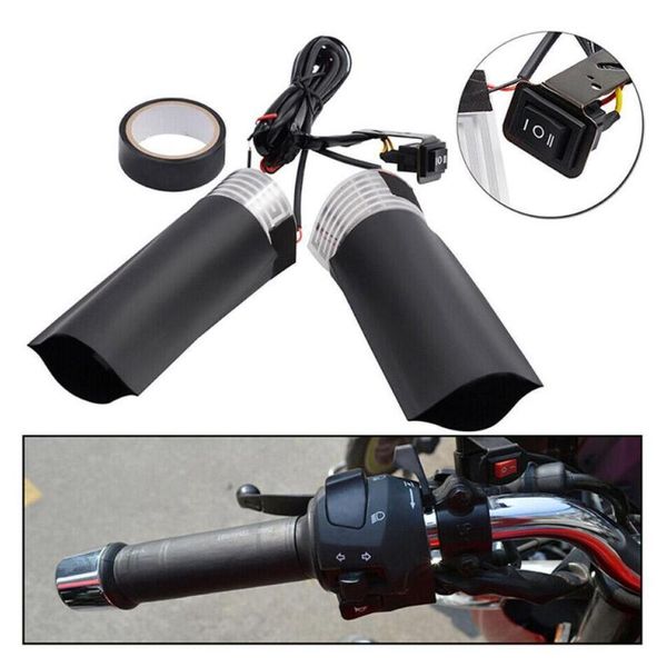 

handlebars motorcycle handle heater 12v winter hand warmer heating plate