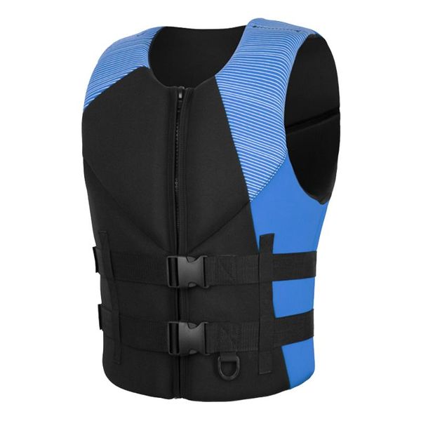 

life vest & buoy neoprene jacket swimming portable buoyancy water boat rescue sea fishing surfing motorboat safety