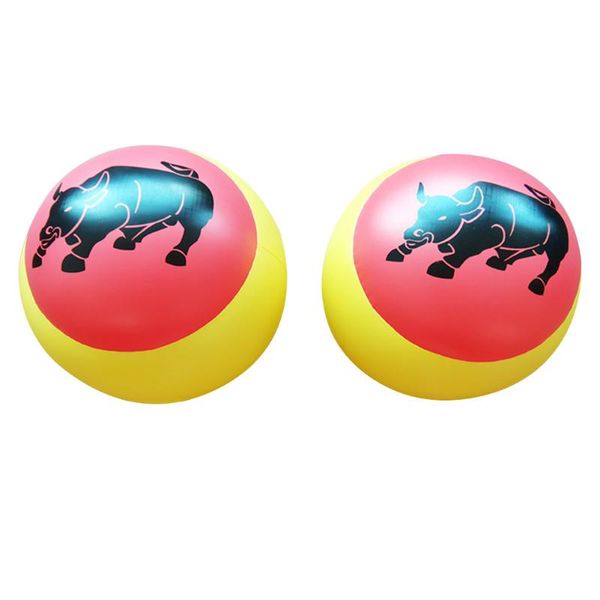 

1pair training equipment punching fight inflatable boxing gloves children adults thickened pvc workout games practice sports