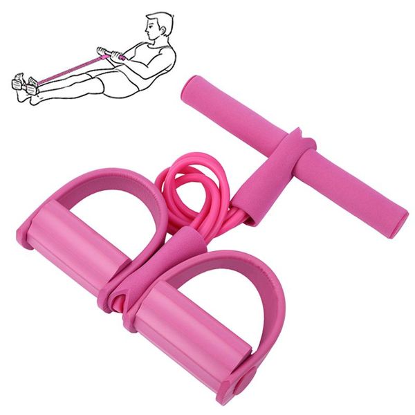 

resistance bands fitness pull rope bodybuilding tension elastic pedal exercise band for abdomen waist arm legs yoga