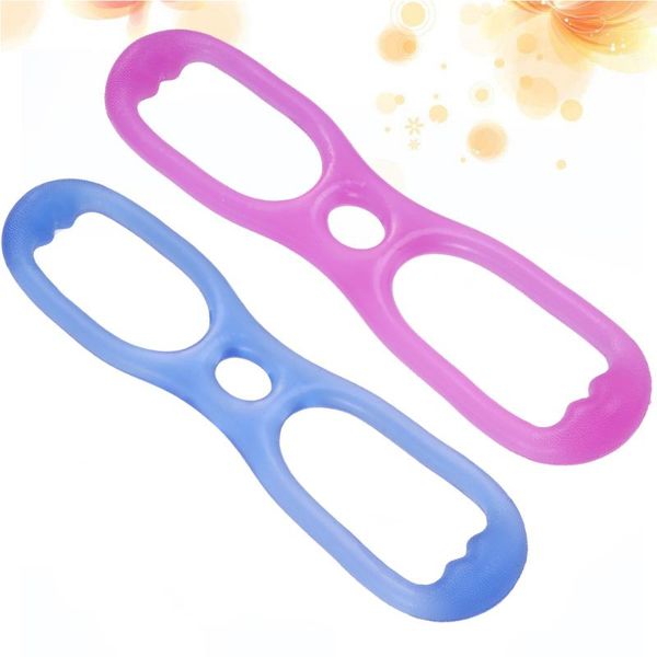 

resistance bands 2pcs 8 word chest developer muscle silicone fitness yoga workout pulling exerciser rope body building tool