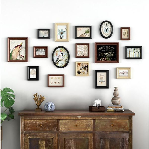 

frames and mouldings retor style bedroom picture frame for wall decoration combination po family wooden