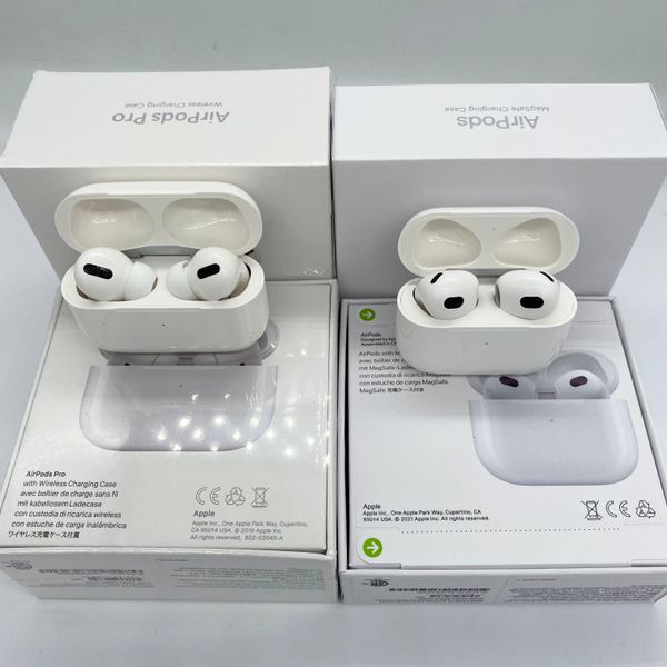 

original 1:1 apple airpods 3 pro air gen 3 air pods h1 chip transparency earphones wireless charging bluetooth headphones ap3 pro ap2 earbud