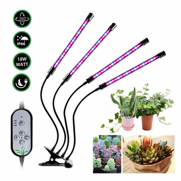 

grow lights d2 led plant light usb growing tube full spectrum indoor plants lamp with clip lamps seedlings