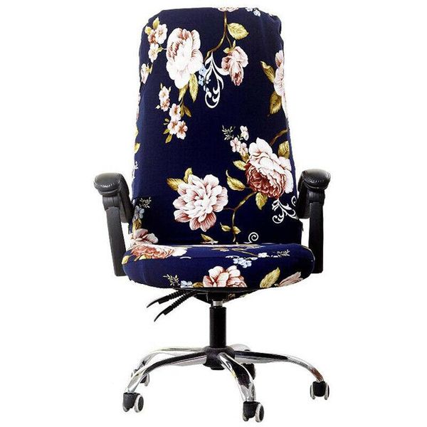 

chair covers 1 pc swivel seat chairs spandex cover computer office rotating armchair protector slipcover