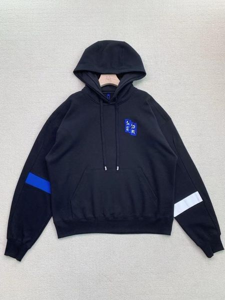 

men's hoodies & sweatshirts broken box embroidery adererror hoodie men 6th anniversary patchwork ader error streetwear women, Black