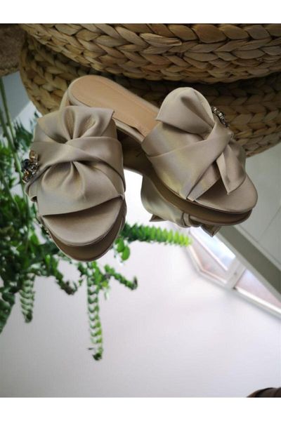 

slippers lady 383-100 satin, Black