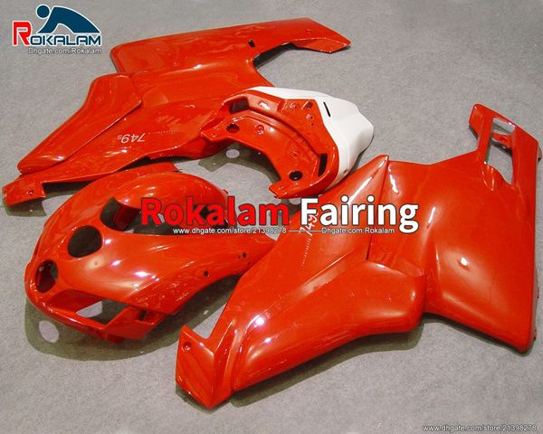 

for ducati 999 749 05 06 motorbike body cover 999s 749s 2005 2006 red white fairings kit (injection molding)