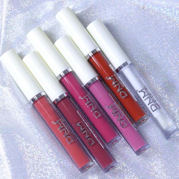 

lip gloss 6pcs/set velvet matte liquid lipstick waterproof long lasting lipgloss women makeup fashion gift cosmetics tslm1