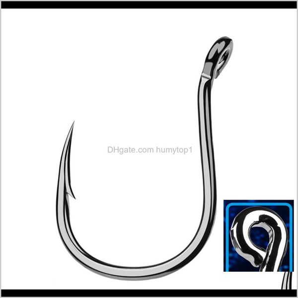 

100pcs 1/0#-6/0# 71202 kudako hook high carbon steel barbed hooks fishing hooks fishhooks carp fishing pesca accessories 87a0c lk6ap