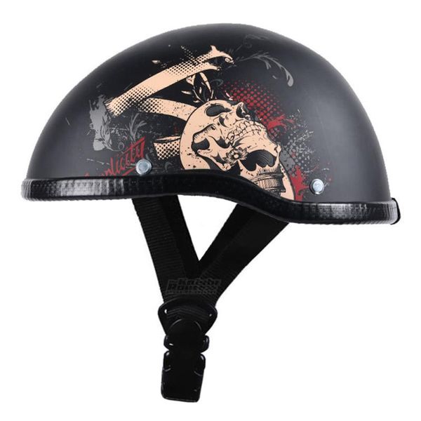 

motorcycle helmets breathe helmet riding vintage casco moto open face retro half chopper biker pilot summer unisex