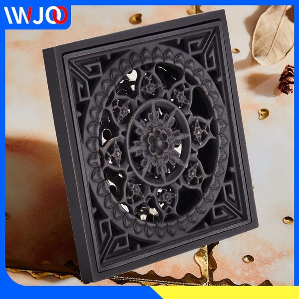 

other bath & toilet supplies floor drain black brass tile insert bathroom shower drainer anti-odor cover square bathtub strainer waste grate