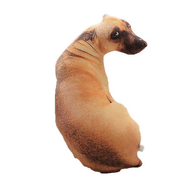 Simulazione 3D Cuscino per cani Shapi Dalmata Husky Cuscino peluche Ufficio Napping Home Pratico cuscino lavabile 210611