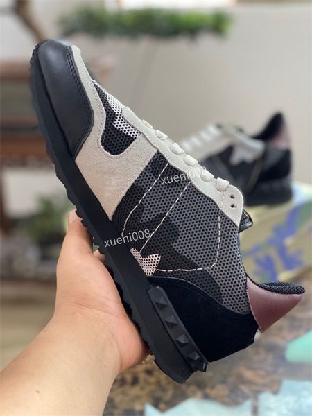 

shoe designer women leather 39-46 lace up platform oversized sole sneakers white black mens womens luxury velvet suede casual xg210702, Red;white