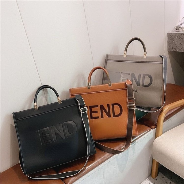 

2021 messenger bag fashion pure color ladies handbag shoulder vintage tote bag