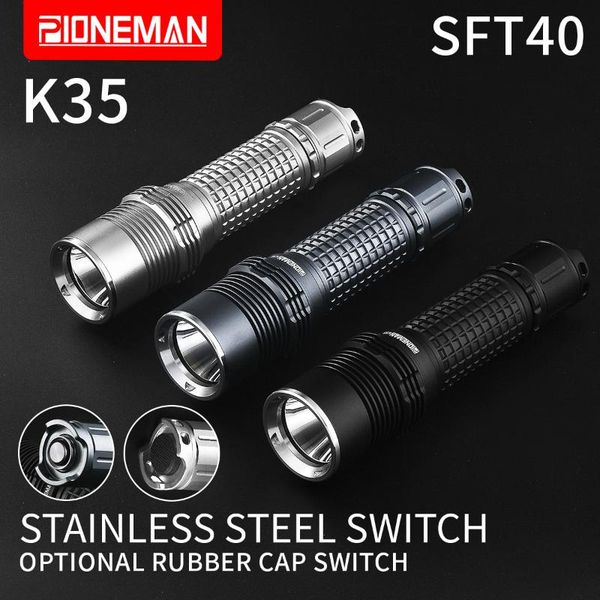 

flashlights torches pioneman k35 strong light practical optional led sft40