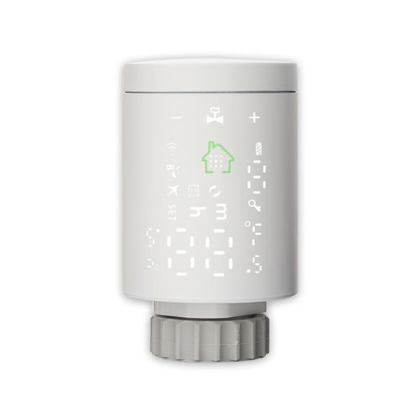

smart home control wifi radiator actuator valve thermostat programmable temperature controller voice alexa tuya iftapp