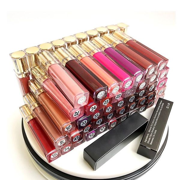 Lip Gloss Atacado Batom Líquido Matte Custom Etiqueta Privada Lipgloss Hidratante Brilhante Brilhante Brilhante Brilhante Maquiagem Maquiagem Cosmética