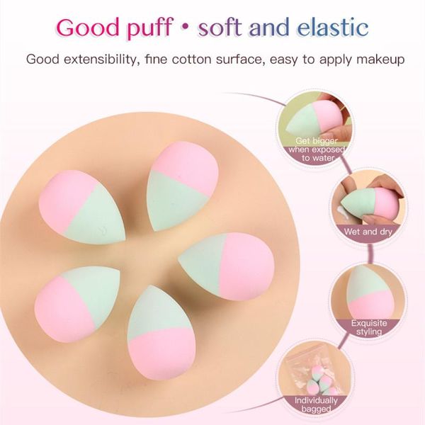 

sponges, applicators & cotton stitching color makeup applicator super soft sponge powder smooth foundation contour blending puff beauty cosm