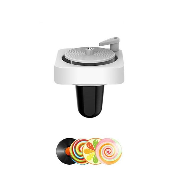 

car air freshener square record player perfume clip spin phonograph essential oil diffuser outlet flavor