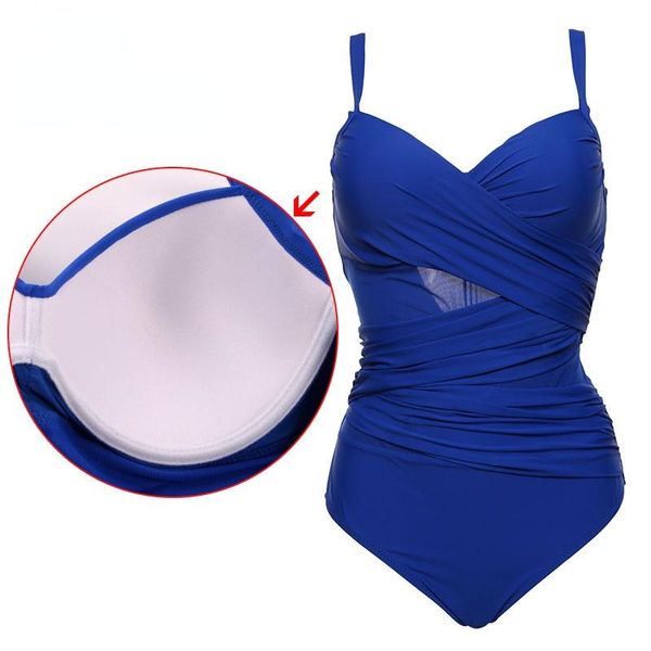 

two-piece suits andzhelika one piece swimsuit women summer beachwear vintage mesh swimwear bathing bodysuit monokini plus size