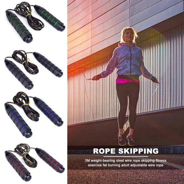 

jump ropes 3m training fitness speed jumping rope weighted adjustable sports skipping for outdoor playing sport ornaments