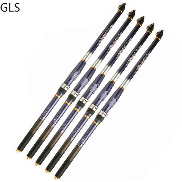 

boat fishing rods 3.6m 4.5m 5.4m spinning carbon fiber hand pole