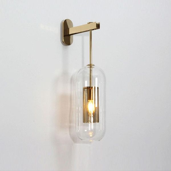 

wall lamp postmodern corridor hallway villa club el model room glass