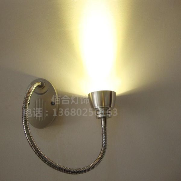 

book lights 3w led spotlights wall mounted hose backdrop painting elbow snake tube light clothing front mirror bedside lamp sd114