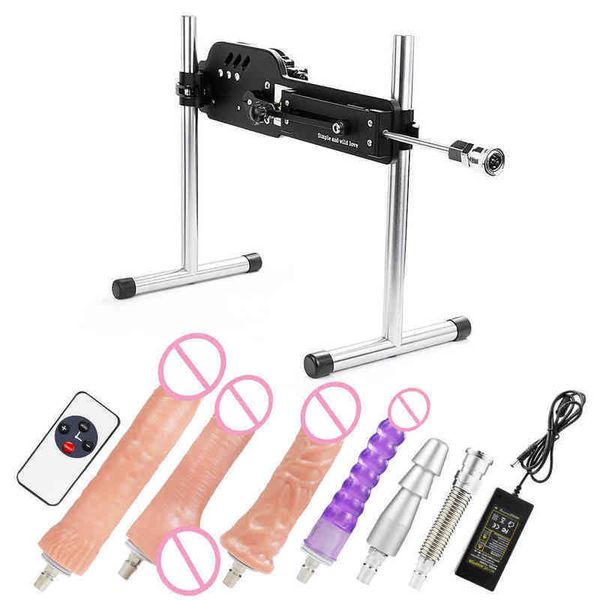 Nxy Masturbation Machine Advanced Women's Sex, Empurre com Acessórios Dildo Vac-U-Lock, Controle Remoto Sem Fio, Brinquedos 1203