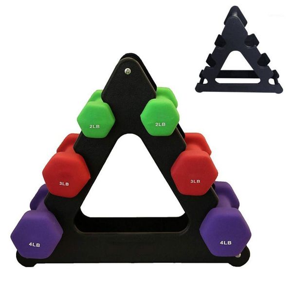 Acessórios Levantamento de peso Dumbbell Rack Stand Suporte Equipamento de exercício para suporte doméstico