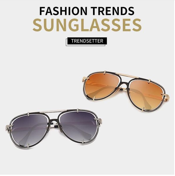 

66140 womens sunglasses men sun glasses women sunglasses fashion style protects eyes gafas de sol lunettes de soleil, White;black