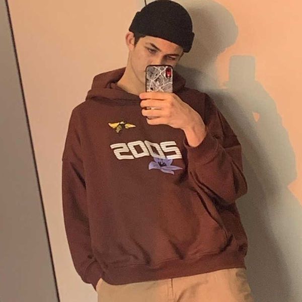 

men's s sawng7 american vintage men's and women's autumn high street hiphop minority hoodie, Black